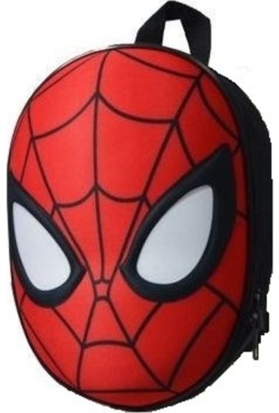 Spiderman 3D Kabartmalı Anaokulu Kreş ve Günlük Kullanım Çantası Örümcek Adam Sırt Çantası