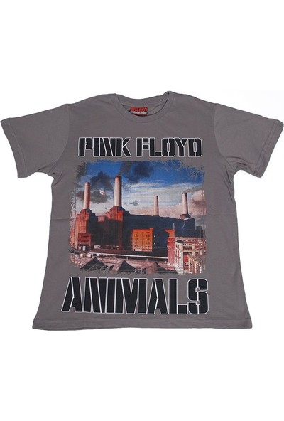 Pink Floyd Animals Tişört Gri