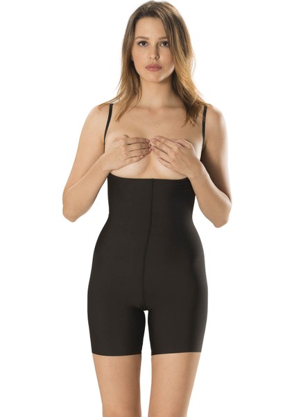 Lazer Kesim Paçalı Body Korse 3065