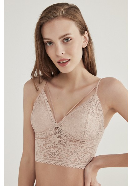 Bej Luna Bralet modelleri