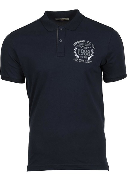 Erkek Slim Fit Polo Yaka Tişört Y9TYO7949