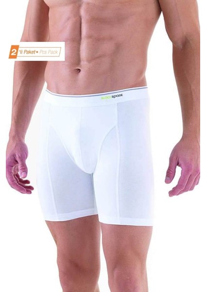 Tender Cotton Beyaz Boxer 9216