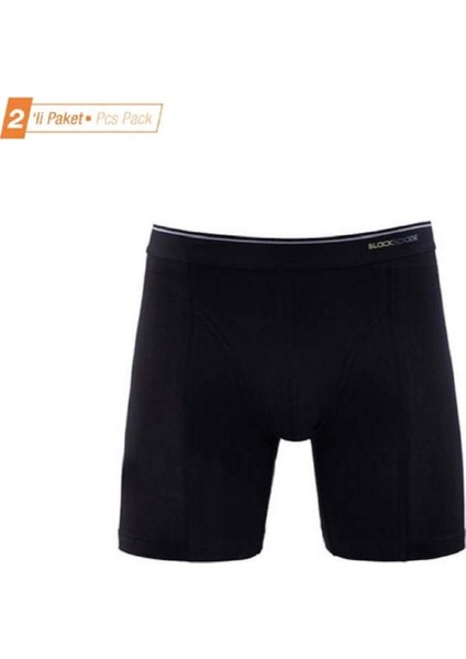 2'li Paket %92 Pamuk Uzun Erkek Boxer