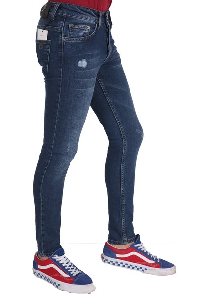 Erkek Denim Pantolon Lzr Işlemli Plpyn