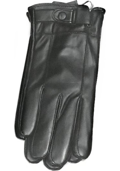 Moda Dokunmatik Ekran Uyumlu Erkek Suni Deri Eldiven 18K010