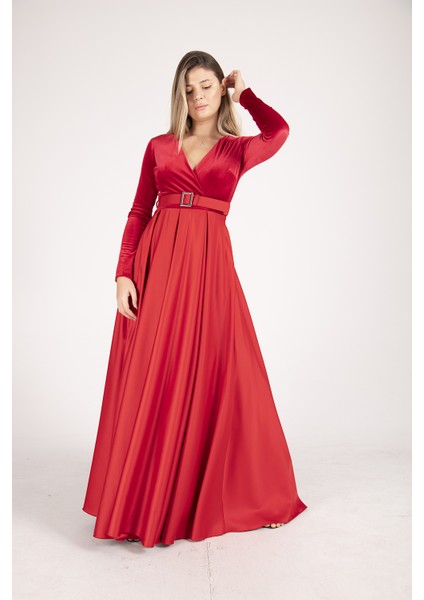Kadın Bordo Abiye 9704787.04 modelleri