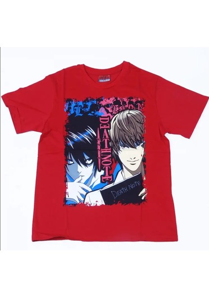 Death Note No:4 Tişört Kırmızı