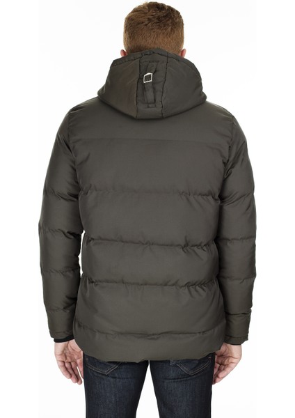 Kapüşonlu Suya ve Rüzgara Dayanıklı Soğuk Geçirmez Slim Fit Mont Erkek MONT 5717101 fiyatları