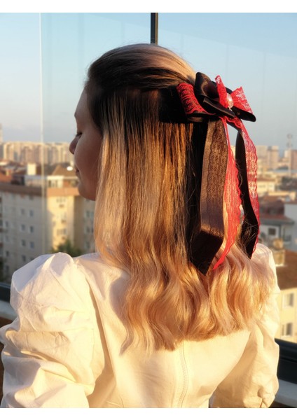174 - Vintage Fiyonk Fular Saç Lastiği fiyatları