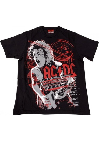 Ac/dc No:3 Tişört Siyah