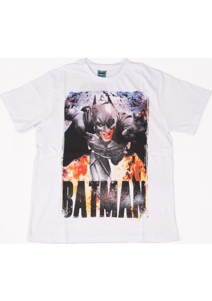 Batman No:3 Tişört Beyaz