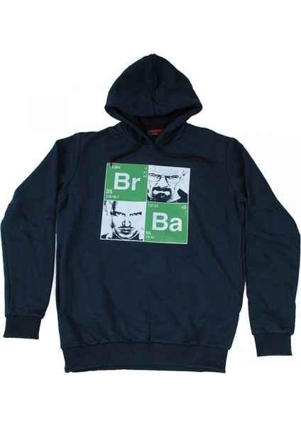 Breaking Bad Brba Hoodie Kapüşonlu Sweatshirt Indigo
