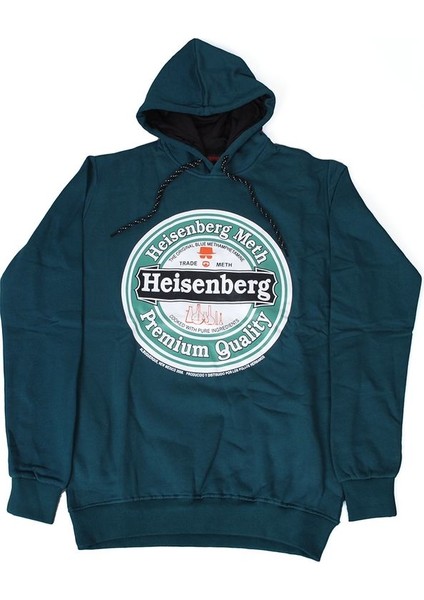 Breaking Bad Heisenberg Kapüşonlu Sweatshirt Yeşil