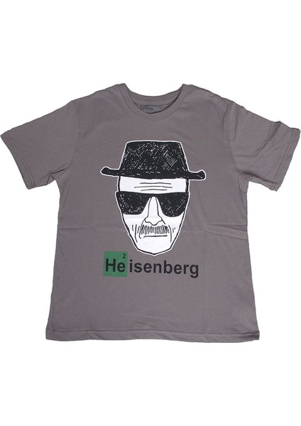 Breaking Bad Heisenberg Tişört Gri