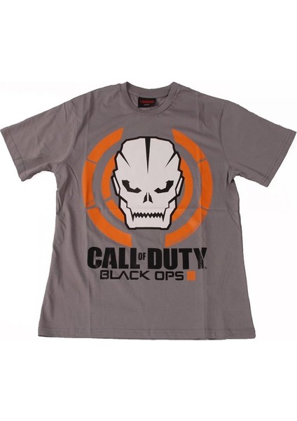 Call Of Duty No: 3 Tişört Gri