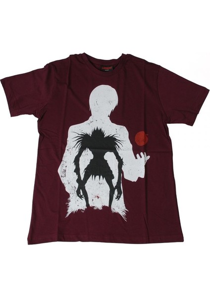 Death Note Ryuk Silhouette Tişört Bordo