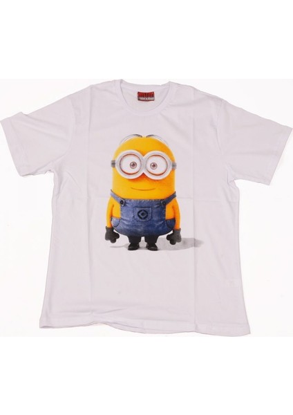 Despicable Me Dave Minion Tişört Beyaz