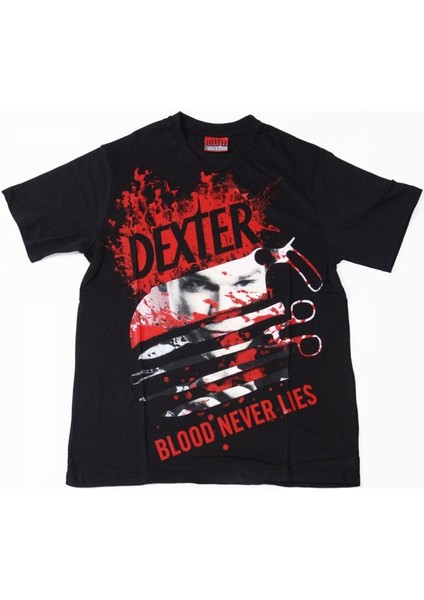 Dexter No:1 Tişört Siyah