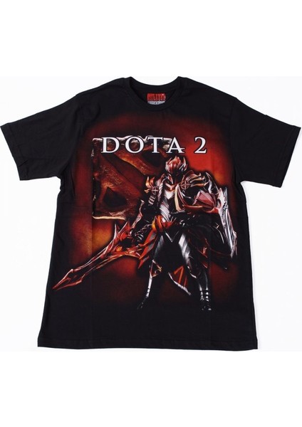 Dota 2 No:1 Tişört Siyah