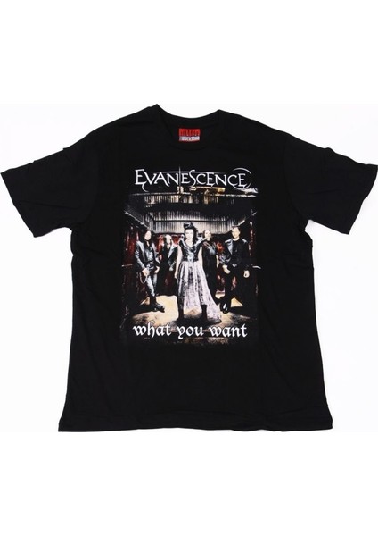 Evanescence What You Want Tişört Siyah