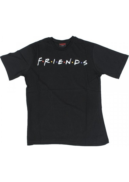 Friends No:2 Tişört Siyah