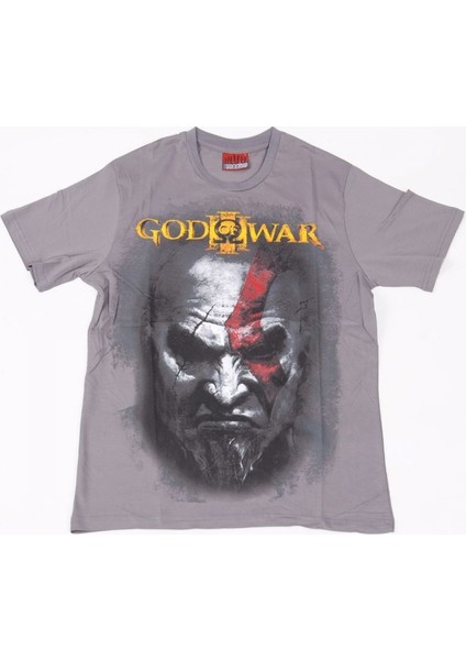 God Of War No:1 Tişört Gri