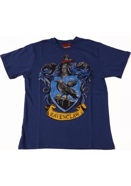 Harry Potter Cravenclaw Crest No: 1 Tişört Mavi