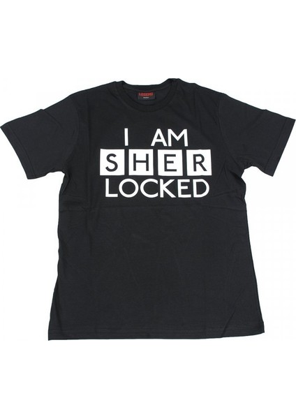 I Am Sherlocked Tişört Siyah