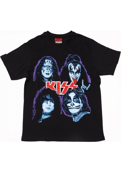 Kiss No:1 Tişört Siyah