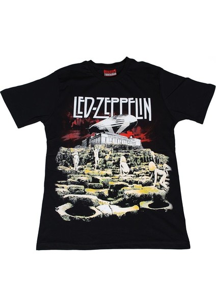 LED Zeppelin No:2 Tişört Siyah