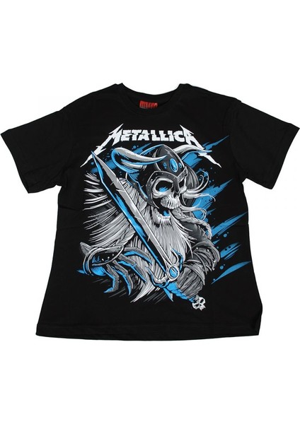 Bunlardan İstiyorum Metallica No: 9 Tişört Siyah