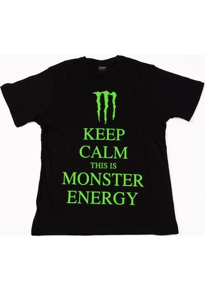 Monster Energy No:4 Tişört Siyah