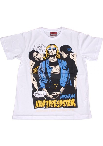 Nirvana New Type System Tişört Beyaz