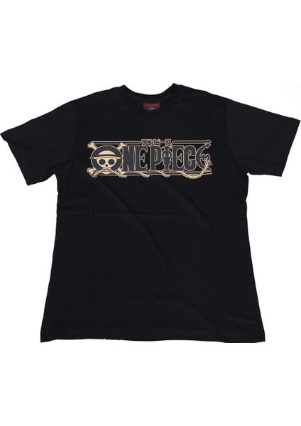 One Piece Logo Tişört Siyah