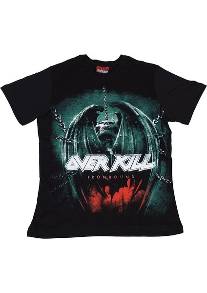 Over Kill Ironbound Tişört Siyah