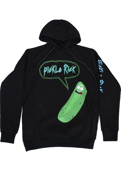 Rick And Morty Pcikle Rick Kapüşonlulu Sweatshirt