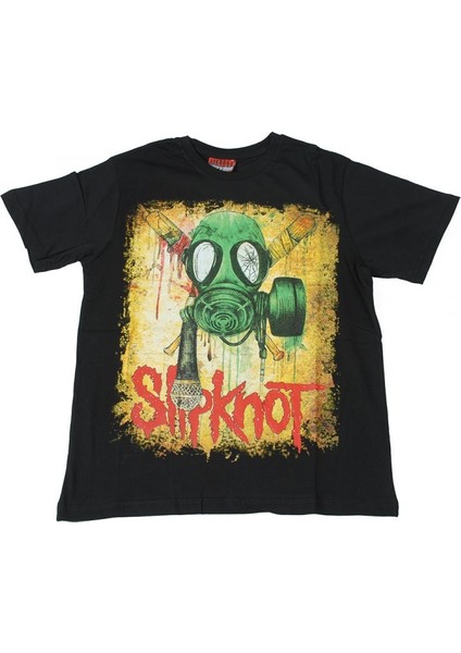 Slipknot Gas Mask Tişört Siyah