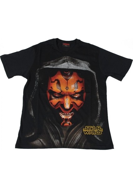 Star Wars Dart Maul No:1 Tişört Siyah