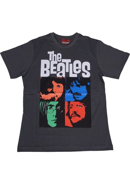 The Beatles No:1 Tişört Gri