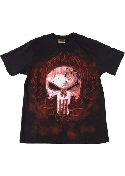 The Punisher Logo No 2 Tişört Siyah