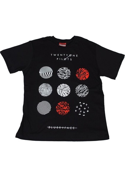 Twentyone Pilots Tişört Siyah