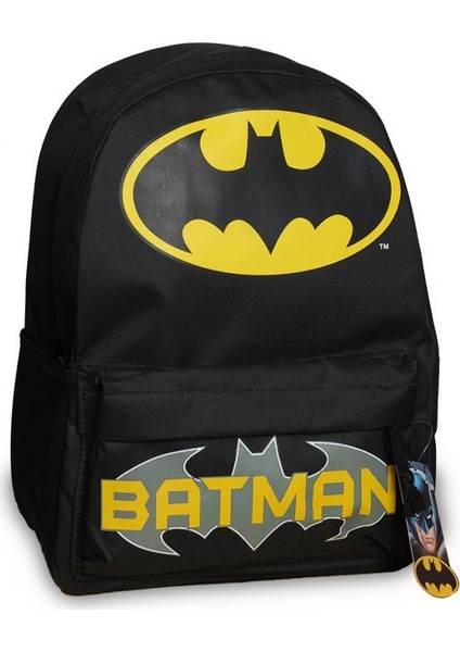 Batman Logo Sırt Çantası Siyah