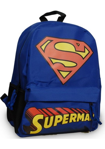 Superman Logo Sırt Çantası Mavi