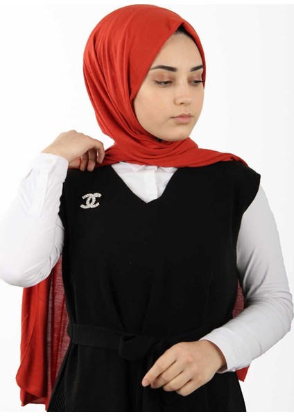 Penye Şal - Kiremit