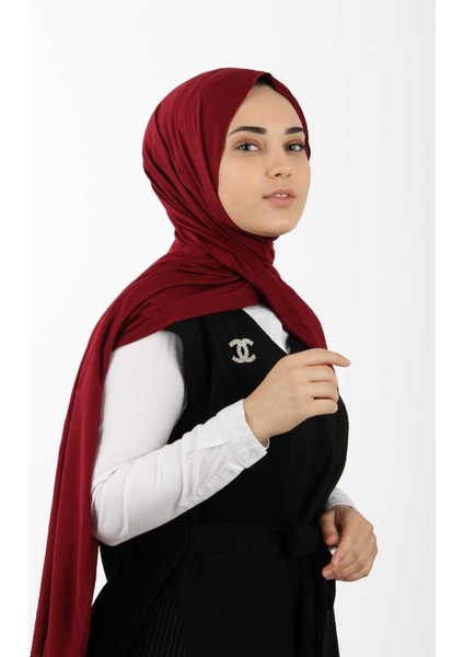 Penye Şal - Bordo