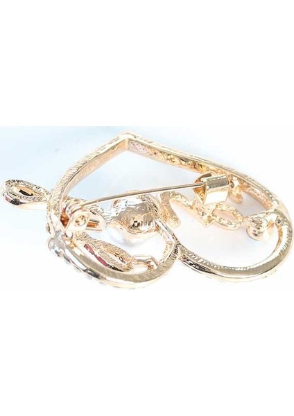 Zirkon Taşlı Metal Broş fiyatları