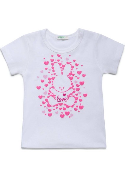 United Colors Of Benetton Bunny Benetton Logolu Tshirt