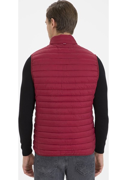 Erkek Bordo Yelek 50230453-VR014
