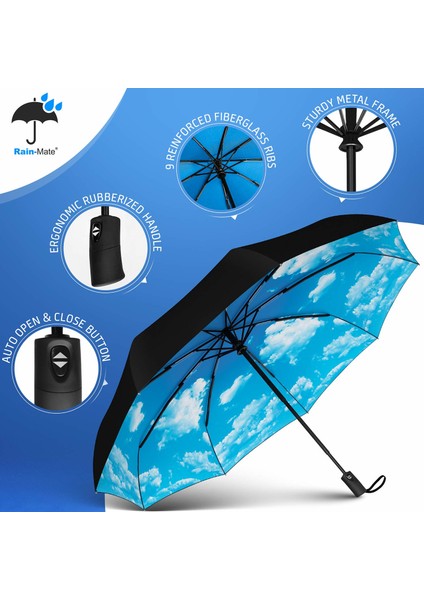 Kompakt Otomatik Unisex Şemsiye modelleri