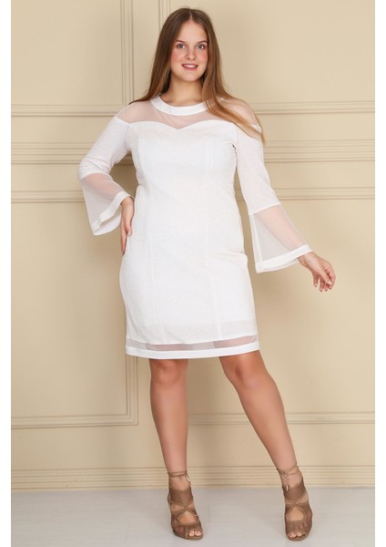 Ob Simli Abiye Elbise